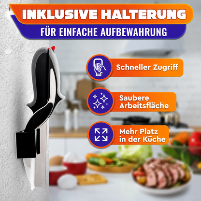 2-in-1 Küchenschere mit Schneidebrett, 24 cm, abnehmbare Lebensmittelschere aus Edelstahl, Gemüseschneider mit Sicherheitsverschluss, ideal für Obst, Gemüse und Käse