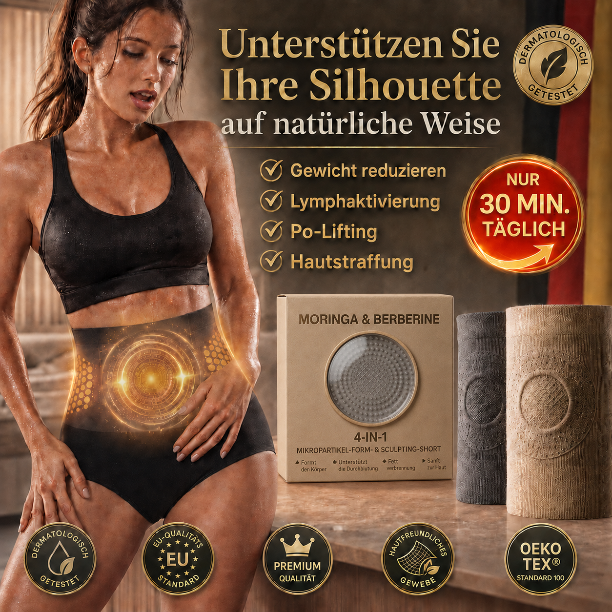 🥳 2026 HOT SALE 🥳💞 80K+ verkauft! 🌸🧘‍♀️ 30% RABATT! Thermogene Bauchkontroll-Shorts – nur 30 Minuten täglich tragen, aktiviert Wärme und fördert die Durchblutung. Unterstützt eine straffere, glattere Silhouette. Kein Fitnessstudio nötig. 👵✨
